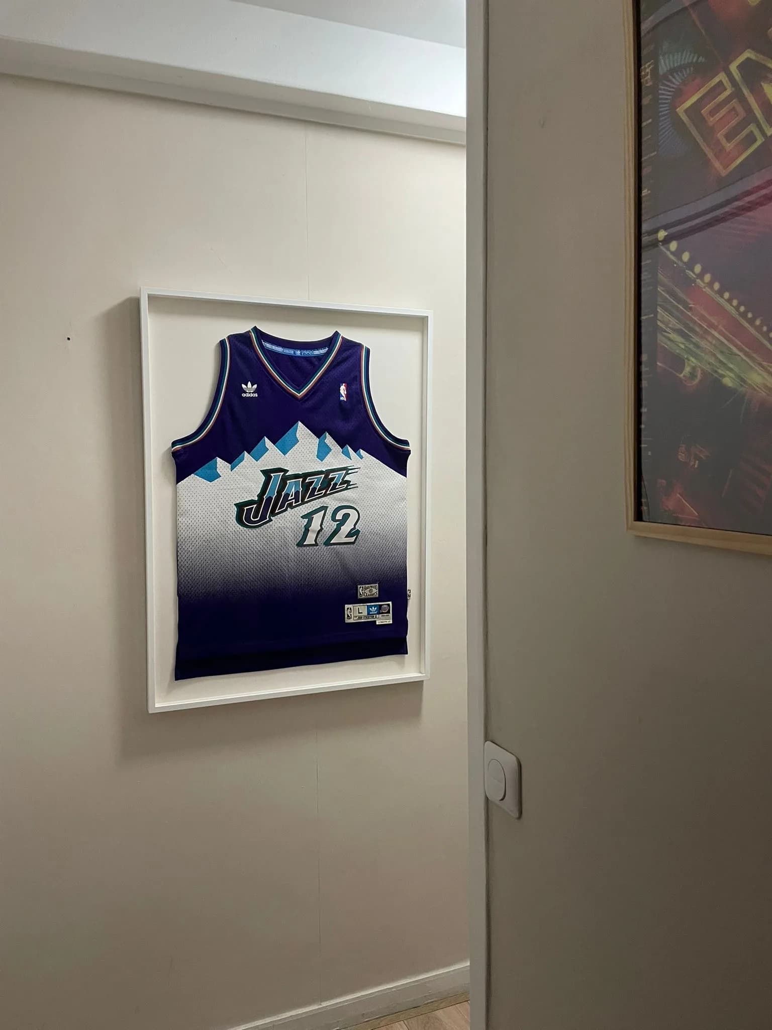 Maillot rétro Utah Jazz floqué John Stockton